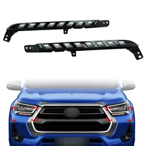 g^ nCbNX Revo 2020-2021- pCWP[^[t LED fC^CjOCg LED daytime running light with indicator for Toyota Hilux Revo 2020-2021-