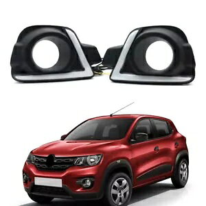 LED fC^CjOCg DRL tHOv m[ Kwid 2016-2018 yAp LED daytime running light DRL fog lights for Renault Kwid 2016-2018 pair-