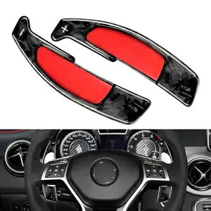 xc AMG ACES CLA pbJ[{t@Co[XeAOzC[VtgbJ[GNXeV- Forged carbon fiber steering wheel shift rocker extension for Benz AMG ACES CLA-
