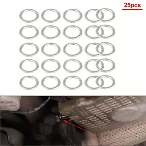 25x gX~bV IC h XN[ KXPbg bV[ KXPbg Zbg AEfBp- 25x transmission oil drain screw gaskets washers gasket set for Audi-