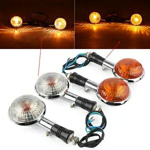 �y�A�A���o�[�����Y LED �I�[�g�o�C�C���W�P�[�^�[�C���W�P�[�^�[�C���W�P�[�^�[���C�g ABS �v���X�`�b�N- Pair amber lens LED motorcycle indicator indicator indicator light ABS plastic- �y���s�A���i�z