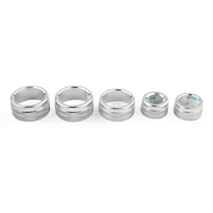 g^ J 2018 Vo[pGARI[fBI{^XCb`{^Jo[- Air Conditioning Audio Buttons Switch Button Covers for Toyota Camry 2018 Silver-