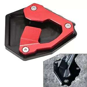���b�h�T�C�h�X�^���h�g��X�^���h�p�b�h �z���_ NT 1100 2021 2022 2023�p- Red Side Stand Enlargement Stand Pads for Honda NT 1100 2021 2022 2023- �y���s�A���i�z