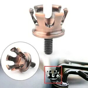 CyA NE X^C AV[g XN[}Eg n[[ 96+ uYp- Imperial Crown Style Rear Seat Screw Mount for Harley 96+ Bronze-