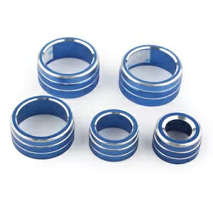 GARI[fBI{^XCb`{^Jo[g g^ J 2018 u[- Air Conditioning Audio Buttons Switch Button Cover Trim for Toyota Camry 2018 Blue-