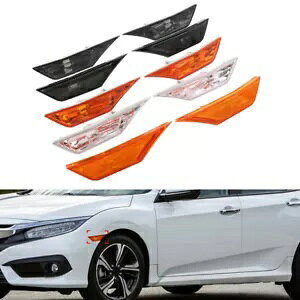 z_ VrbN 2016-2021 p LED dtTCh }[J[ Cg CWP[^[̃yA- Pair of Side Marker Lights Indicators with LED Bulbs for Honda Civic 2016-2021-