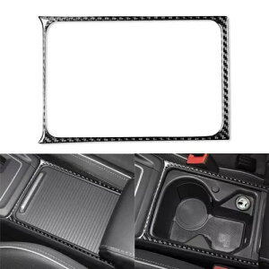Z^[EH[^[Jbvz_[t[g tHNX[Q St 8 MK8 2021-2023 ubN- Center Water Cup Holder Frame Trim for Volkswagen Golf 8 MK8 2021-2023 Black-