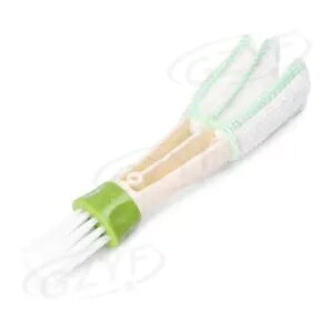 GARooԃN[jOuV@\- Air Conditioning Outlet Double Head Car Cleaning Brush Indoor Multi-Function-