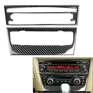 J[{t@Co[R\[ CD plJo[pl BMW 3 V[Y E90 E92 E93- Carbon Fiber Console CD Panel Cover Panel for BMW 3 Series E90 E92 E93-