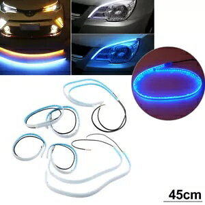 45 Z`[gfC^CjOCg LED XgCvCWP[^CgԂ̃wbhCgp̉F̃fC^CjOCg- 45 cm daytime running light LED stripe indicator light yellow dayt