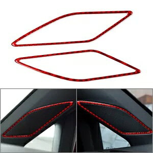 A Pillar Sound I[fBI Xs[J[ Jo[ g tHNX[Q St 8 MK8 21-23 bhp- A Pillar Sound Audio Speaker Cover Trim for Volkswagen Golf 8 MK8 21-23 Red-