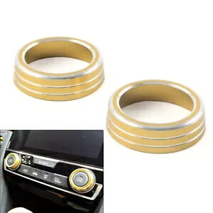 Vtg{^OJo[pl z_ VrbN 10  16-21 S[h- Shift Button Ring Cover Panel for Honda Civic 10. Generation 16-21 Gold-