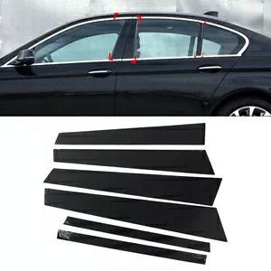 6 ̎Ԃ̃hA BC |Xgg BMW 5 V[Y F10 2011-2017- 6pcs car door window column BC column post trim for BMW 5 Series F10 2011-2017-