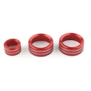 GAR{^XCb`gObh BMW GT X1 X3 X4 5 X6 2013-18- Air conditioning button switch trim ring red for BMW GT X1 X3 X4 5 X6 2013-18-