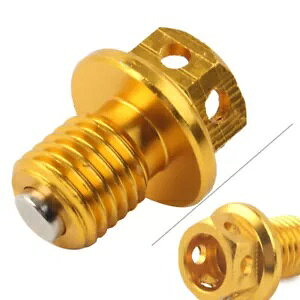 �I�C���h�����l�W�l�W M12xP1.5 �z���_ CRF/XR/Z50 CR80/125 XR100/250 �S�[���h- Oil drain screw screw M12xP1.5 for Honda CRF/XR/Z50 CR80/125 XR100/250 gold- �y���s�A���i�z