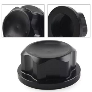 �X�e�A�����O�V���t�g�i�b�g�z���_ CB1000R 2008-14 CBR600F 11-13 Hornet 600 900 �u���b�N- Steering shaft nut for Honda CB1000R 2008-14 CBR600F 11-13 Hornet 600 900 black- �y���s�A���i�z