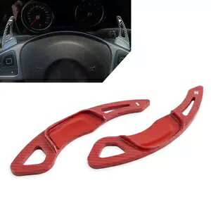 VW St 7 | }hpJ[{t@Co[XeAO zC[ Vtg bJ[ GNXeV bh- Steering wheel shift rockers extension in carbon fiber for VW Golf 7 Polo Lamando red-