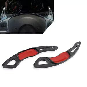 XeAOzC[VtgbJ[GNXeVJ[{t@Co[ VW St 7 Polo Lamando ubN- Steering wheel shift rockers extension carbon fiber for VW Golf 7 Polo Lamando black-