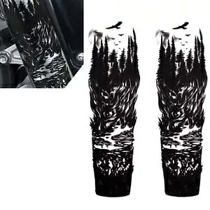 JX^ tg tH[N XJ XebJ[ Pbg l[v[g E n[[ }np- Custom Front Fork Skull Sticker Locket Nameplate E for Harley Yamaha-