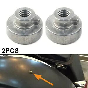 2x ���A�t�F���_�[����ȃl�W���l�W�n�[���[�_�r�b�h�\�� 1996-2021- 2x rear fender passenger seat screw sheet metal screw for Harley Davidson 1996-2021- �y���s�A���i�z