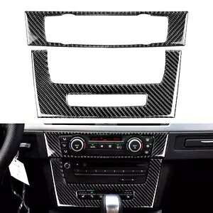 �J�[�{���t�@�C�o�[�R���\�[�� CD �p�l���J�o�[�p�l�� BMW 3 �V���[�Y E90 E92 E93- Carbon Fiber Console CD Panel Cover Panel for BMW 3 Series E90 E92 E93- �y���s�A���i�z