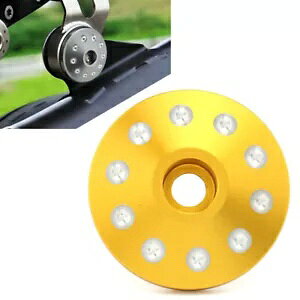 BMW R Nine T �I�[�g�o�C�p CNC �r�C�}�E���g���� �S�[���h- CNC Exhaust Mount Decoration for BMW R Nine T Motorcycle Gold-