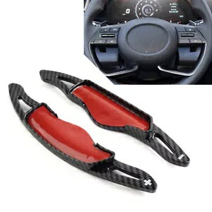 XeAOzC[VtgbJ[GNXeV q_CGg\i^p J[{t@Co[ubN- Steering Wheel Shift Rocker Extension for Hyundai Elantra Sonata Carbon Fiber Black-