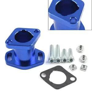 CNC Lu^[A_v^[ALu^[Ce[N}jt^[ VM22 PZ19 PZ26 u[^GWp- CNC Carburetor Adapter, Carburetor Intake Manifter for VM22 PZ19 PZ26 Blue Metal Engine-