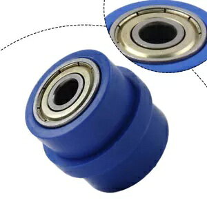 8 ~[ghCu`F[v[[[[XC_[eVi[zC[KChXg[goCNpu[- 8MM Drive Chain Pulley Roller Slider Tensioner Wheel Guide For Street Bike Blue-