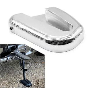 LbNX^h X^h TCh X^h v[g Vo[ z_ S[hEBO GL1800 2018-ȍ~p Kickstand Stand Side Stand Plate Silver for Honda Goldwing GL1800 2018-Up-