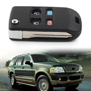 tH[h J[ }[L[p܂肽 4 {^ WI L[ P[X- Folding 4 Button Radio Key Case for Ford Lincoln Mercury-