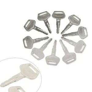 コマツ掘削機ドーザーローダー用イグニッションキーメタル #787 #TR261434 10個- Ignition Key Metal for Komatsu Excavator Dozer Loader #787 #TR261434 10Pcs-