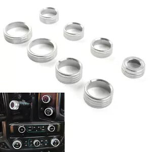 GARXCb`{^{^gbhV{[Vo[hVo[- Air Conditioning Switch Button Button Trim Red for Chevrolet Silverado Silver-