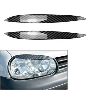 wbhCgт܂ԂJo[g VW St MK4 1997-05 - Headlights eyebrow eyelid cover trim for VW Golf MK4 1997-05 black-
