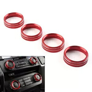 GARXCb` CD {^ O{^ x[ tH[h F150 XLT 15-20 bh- Air Conditioning Switch CD Button Ring Button Bezel for Ford F150 XLT 15-20 Red-