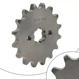 420 �`�F�[�� 17 �~�����[�g�� 16T �X�v���P�b�g�t�����g 50 70 90 110 125 140cc ATV �s�b�g�_�[�g�o�C�N�p 420 Chain 17mm 16T Sprocket Front for 50 70 90 110 125 140cc ATV Pit Dirt Bike-