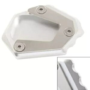�T�C�h�X�^���h�g��t�b�g�T�|�[�g�v���[�g�z���_ CB650R 2019-23 �V���o�[- Side Stand Magnification Foot Support Plate for Honda CB650R 2019-23 Silver-