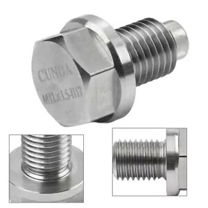 M12x1.5 mm GWCIC^uhlWAbV[t BMW xcp- M12x1.5 mm engine magnetic oil tub drain screw with washer for BMW Benz-