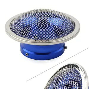 jo[T 32mm/34mm I[goCLu^[pXg[i[tGAtB^[Jbv u[- Air filter cup with strainer for universal 32mm/34mm motorcycle carburetor blue-