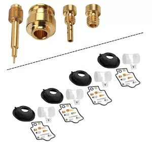 4x Lu^[CLbg Kawasaki Ninja ZX-9R GPZ900R ZX900 1994-2003-p 4x Carburetor Repair Kit for Kawasaki Ninja ZX-9R GPZ900R ZX900 1994-2003-