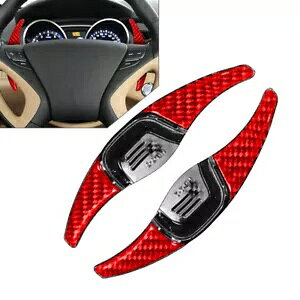 ԂXeAOzC[VtgbJ[GNXeVq_C\i^ 2010-2015 I40 2015- Red steering wheel shift rockers extension for Hyundai Sonata 2010-2015 I40 2015-