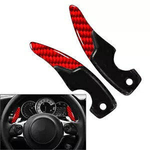 Xo BRZ g^ 86 GR86 pbhXeAOzC[VtgbJ[GNXeV- Red steering wheel shift rocker extension for Subaru BRZ for Toyota 86 GR86-