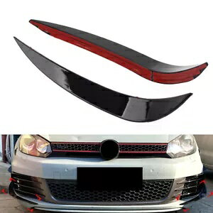 VW St 6 MK6 GTI 08-13 pubNOXop[gtgTCh Black gloss bumper trim front side for VW Golf 6 MK6 GTI 08-13-
