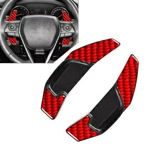 g^ `[ J J[ RAV4 pԂXeAO zC[ Vtg bJ[ GNXeV- Red steering wheel shift rocker extension for Toyota charm Camry Corolla RAV4-