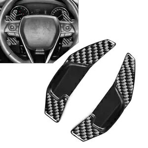 g^ `[ J J[ RAV4 pubN XeAO zC[ Vtg bJ[ GNXeV- Black steering wheel shift rocker extension for Toyota charm Camry Corolla RAV4-