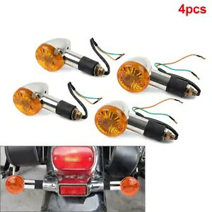 4x Ao[ECJ[ 10 mm XYLuo[h C109R C50 C90 S 40 50 83-p 4x amber turn signals 10 mm for Suzuki Boulevard C109R C50 C90 S 40 50 83-