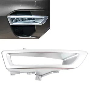 �f�B�X�J�o���[�X�|�[�c�p�E�V���o�[�o���p�[�t�H�O�����v�J�o�[�o�[- Right Silver Bumpers Fog Lights Cover Bar for Discovery Sport-