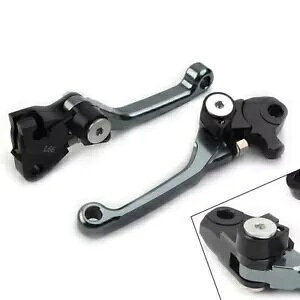 �u���[�L���o�[�N���b�`���o�[�I�[�g�o�C�n���h���o�[�O���[ YZ125/250 15-22/YZ125X 17-22- Brake lever clutch lever motorcycle handlebar gray for YZ125/250 15-22/YZ125X 17-22-