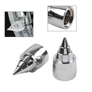 �t�����g�A�N�X���܃i�b�g�J�o�[�A�n�[���[�c�[�����O 2000-2007 �_�C�i 2004-2007- Front axle cap nut covers for Harley Touring 2000-2007 Dyna 2004-2007- �y���s�A���i�z