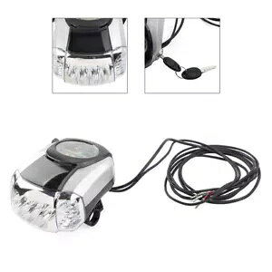 60V dXN[^[ LED wbhCgvL[XCb`z[n[[p- 60V Electric Scooter LED Headlight Instrument Key Switch Horn for Harley-